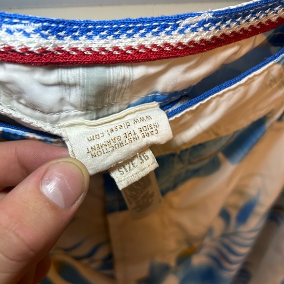 Vintage Diesel Industry palm leaves swim shorts - Picture 2 of 16